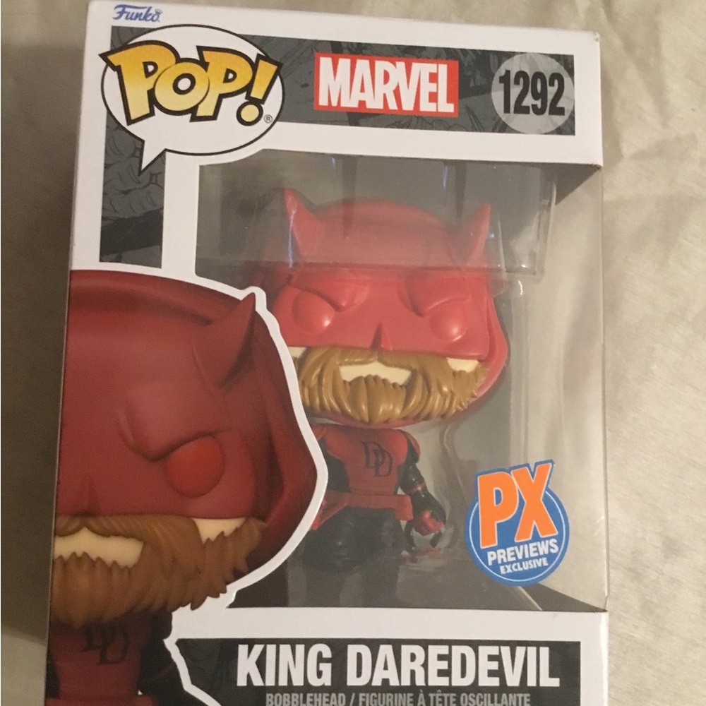 Funko Pop King Daredevil Bobblehead NIB